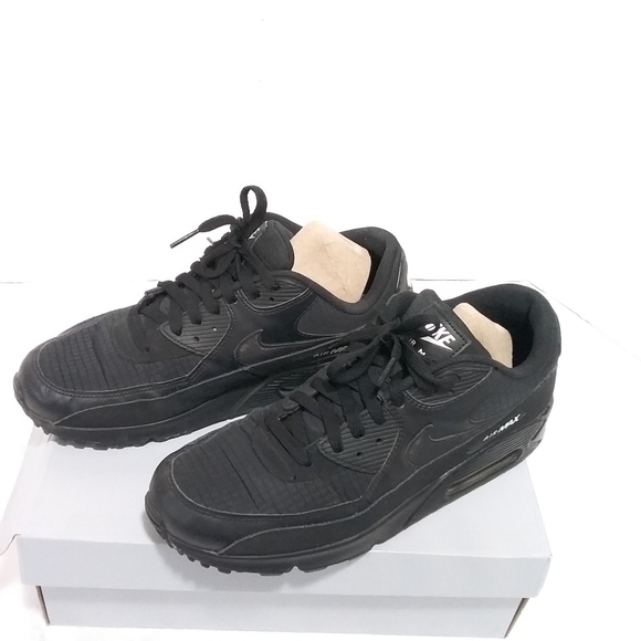 Nike Air Max 90 Size  11- Black- SEE - Picture 4 of 12